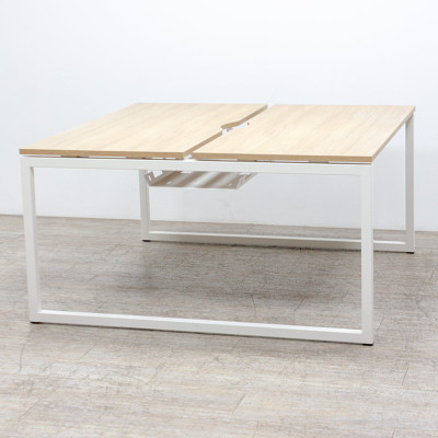 NARBUTAS Bench 2 postes Chêne Ambré