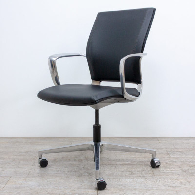 KLOBER Moteo en cuir Noir / Chromé