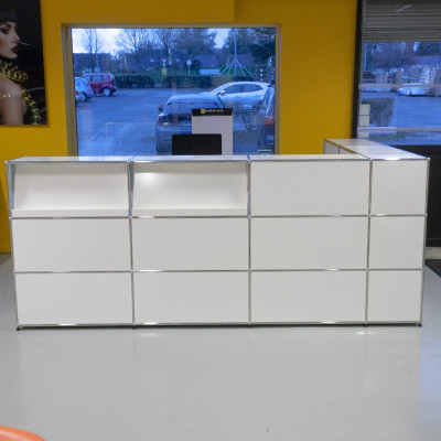 USM HALLER Banque d'accueil Blanc