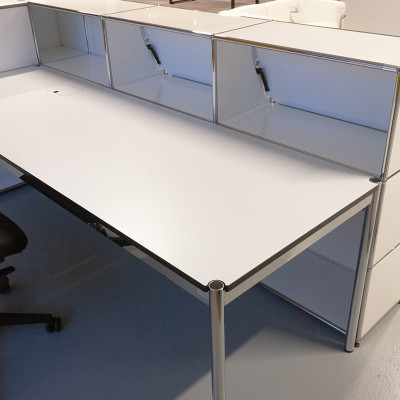 USM HALLER Banque d'accueil Blanc