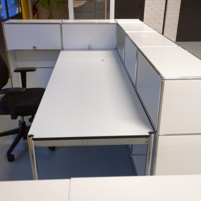 USM HALLER Banque d'accueil Blanc