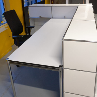 USM HALLER Banque d'accueil Blanc