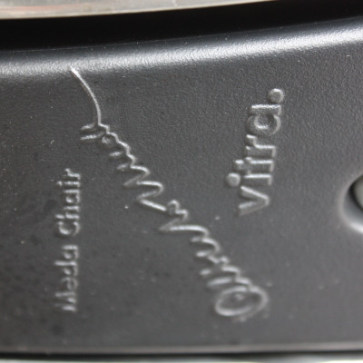 Vitra Meda Chair Tissu Noir