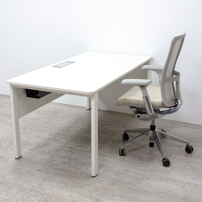 Bureau Bene L160 Blanc Gauche