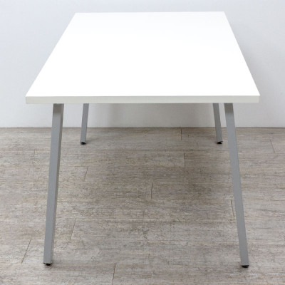Bureau L140 Blanc / Gris
