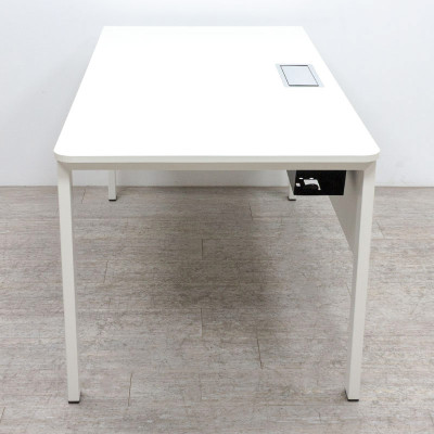 Bureau Bene L160 Blanc Droite