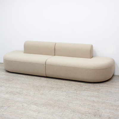 MDD Artiko Canapé en tissu Beige
