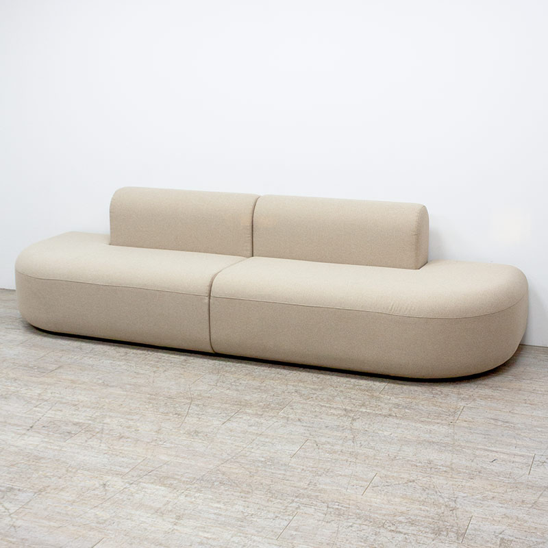 MDD Artiko Canapé en tissu Beige