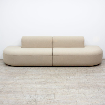 MDD Artiko Canapé en tissu Beige