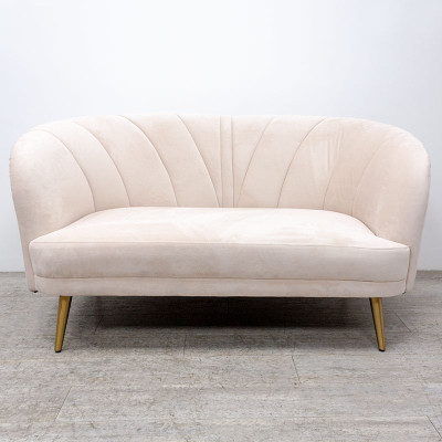 LA REDOUTE Canapé velours Rose