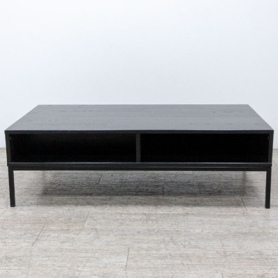 Table basse L120 en bois Noir