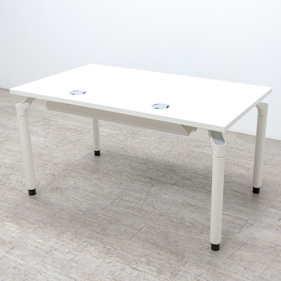 MAJENCIA Bureau droit L140 Blanc