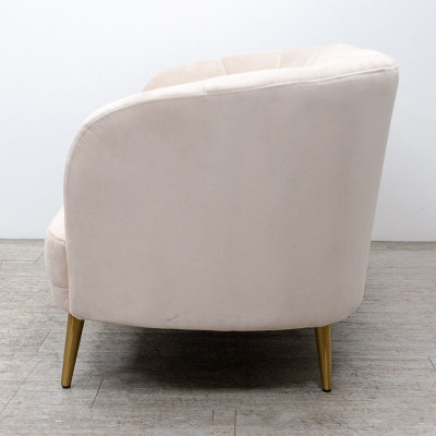 LA REDOUTE Canapé velours Rose