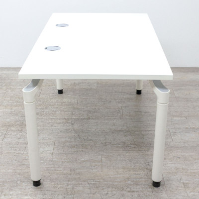 MAJENCIA Bureau droit L140 Blanc