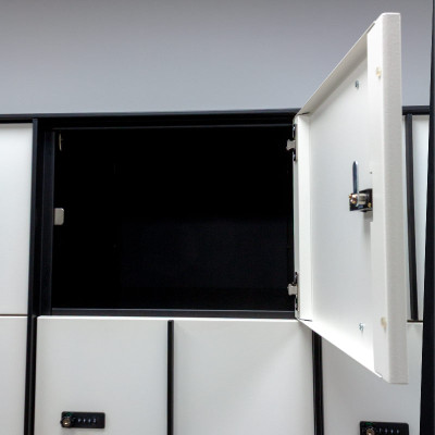 Vestiaire 10 cases Noir / Blanc