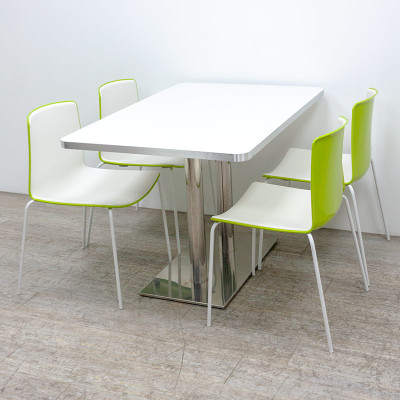 Table de réfectoire L119 Blanc