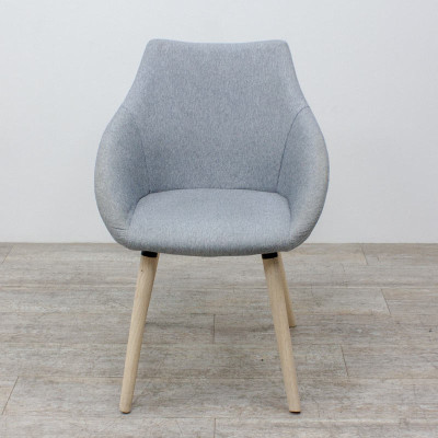 Fauteuil Lounge Gris Clair