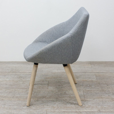 Fauteuil Lounge Gris Clair