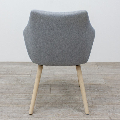 Fauteuil Lounge Gris Clair