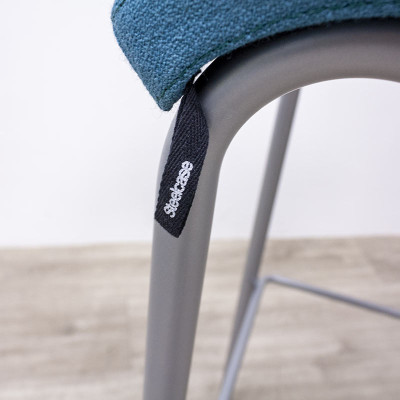 Tabouret Steelcase B-Free Bleu C.