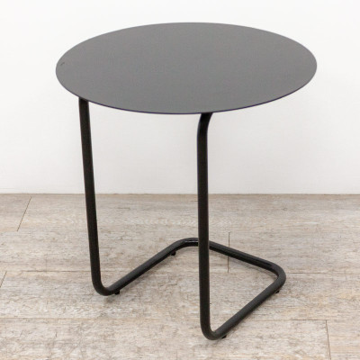 Table basse Ø50 en métal Noir