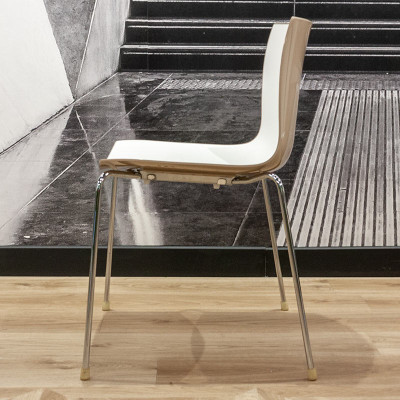 Chaise Arper Catifa 46 Blanc /Beige