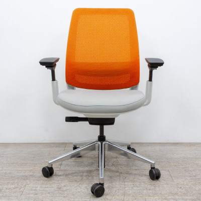 STEELCASE Series 2 Gris / Orange 4D