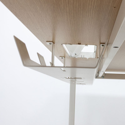 NARBUTAS Nova O L180 Chêne / Blanc