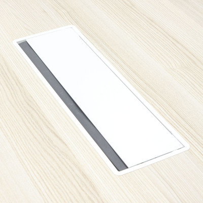 HERMAN MILLER table Frêne / Blanc