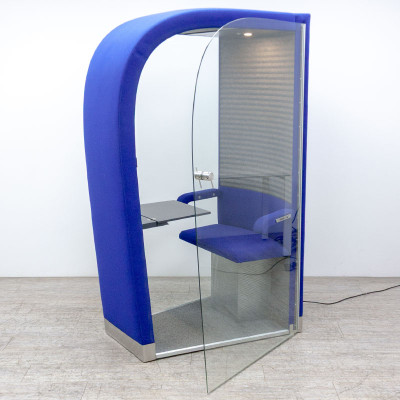Cabine de confidentialité Bleu F