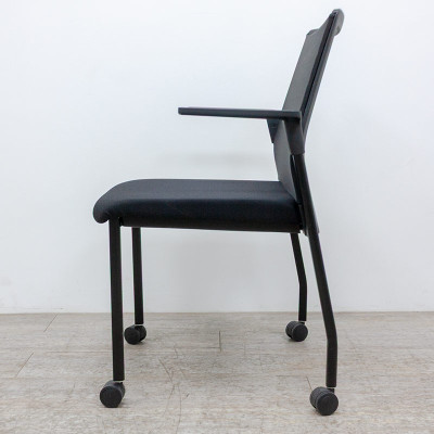 FORMA 5 Chaise à roulette Noir