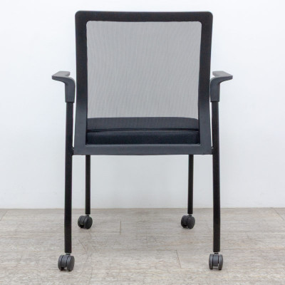 FORMA 5 Chaise à roulette Noir