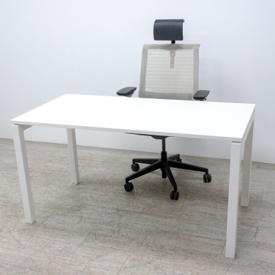 Bureau / Table L140 Blanc