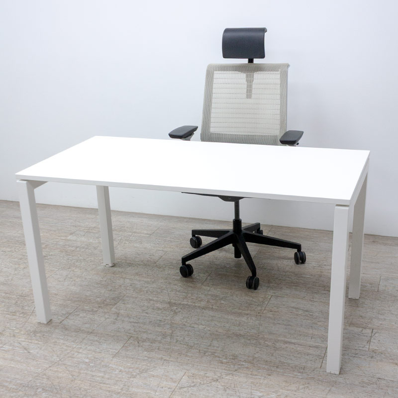 Bureau / Table L140 Blanc