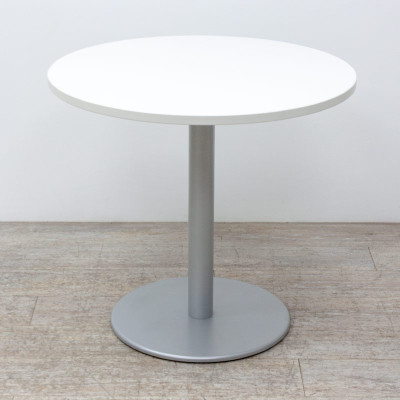 Table ronde Ø80 Blanc / Gris