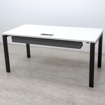 STEELCASE droit L160 Blanc / Noir