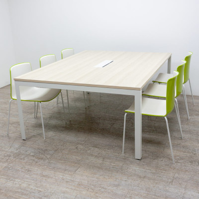 HERMAN MILLER L180 Frêne / Blanc