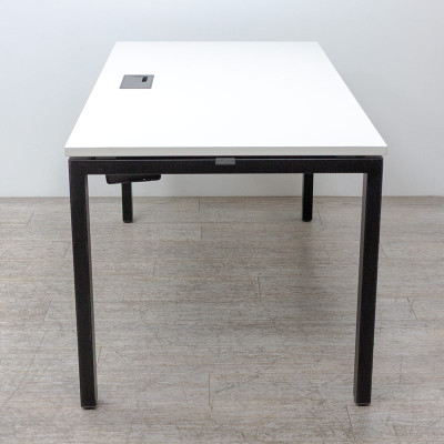 STEELCASE droit L160 Blanc / Noir