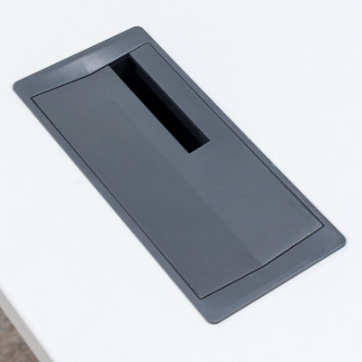 STEELCASE droit L160 Blanc / Noir