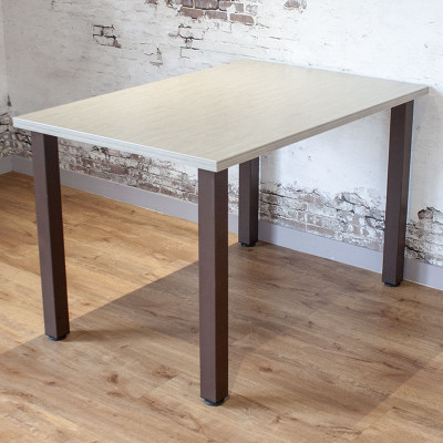 Table réfectoire L120 bois Gris
