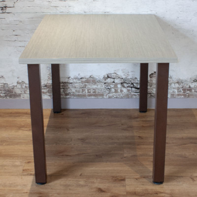 Table réfectoire L120 bois Gris