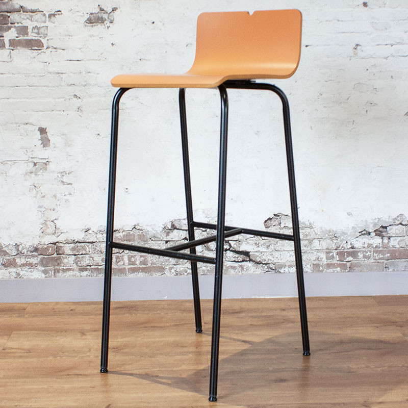 SiF Tabouret haut en Bois Orange