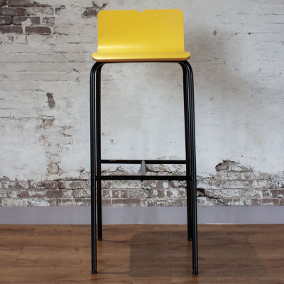 SiF Tabouret haut en Bois Jaune