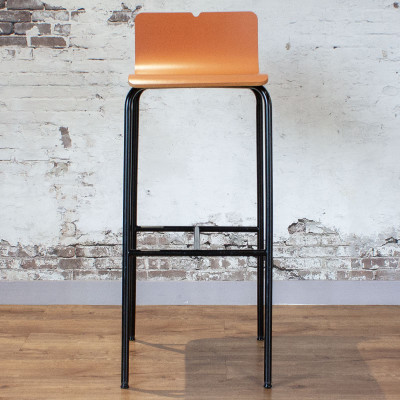 SiF Tabouret haut en Bois Orange