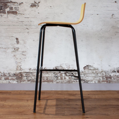 SiF Tabouret haut en Bois Jaune