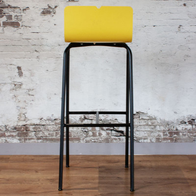 SiF Tabouret haut en Bois Jaune