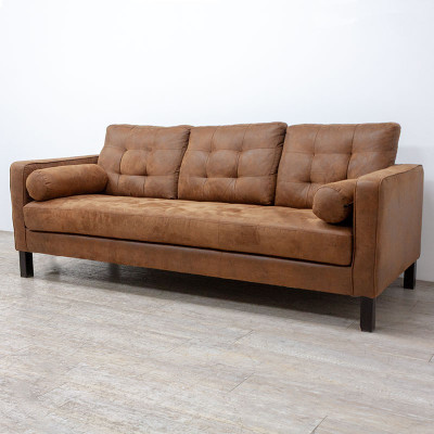 Canapé L200 en tissu Brun