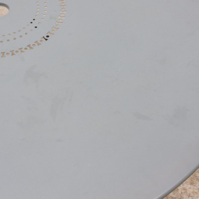 Table ronde d'extérieur Gris