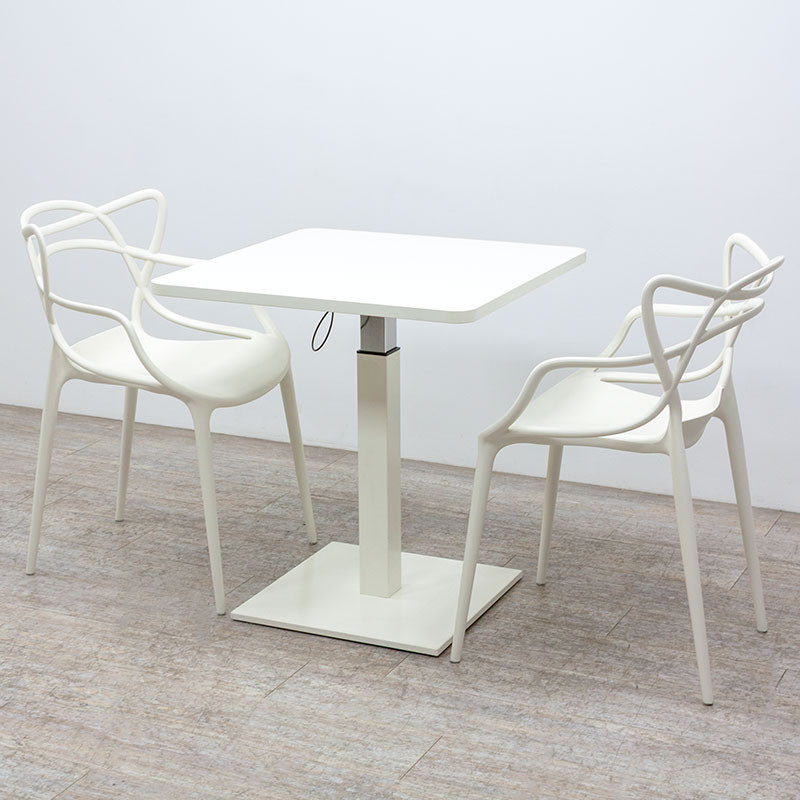 MAJENCIA table carrée L70 Blanc