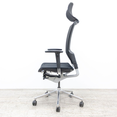 EUROSIT Fauteuil en résille Noir 4D